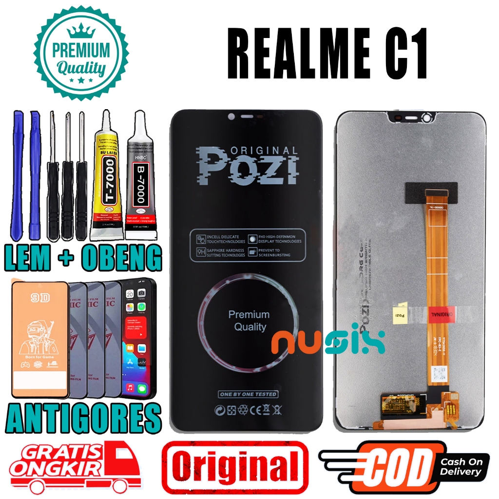 Lcd Touchscreen REALME C1 Original OEM Lcd Fullset