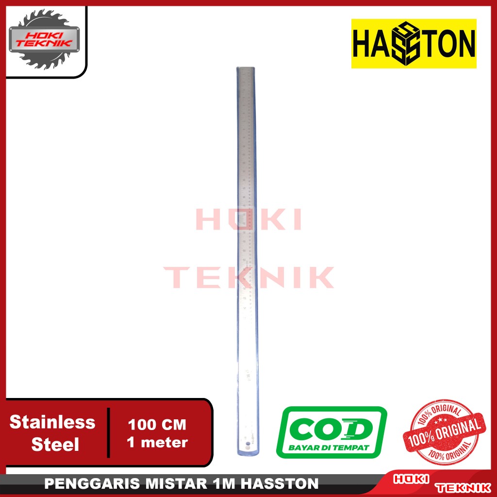 

Penggaris Hasston 100 cm Stainless