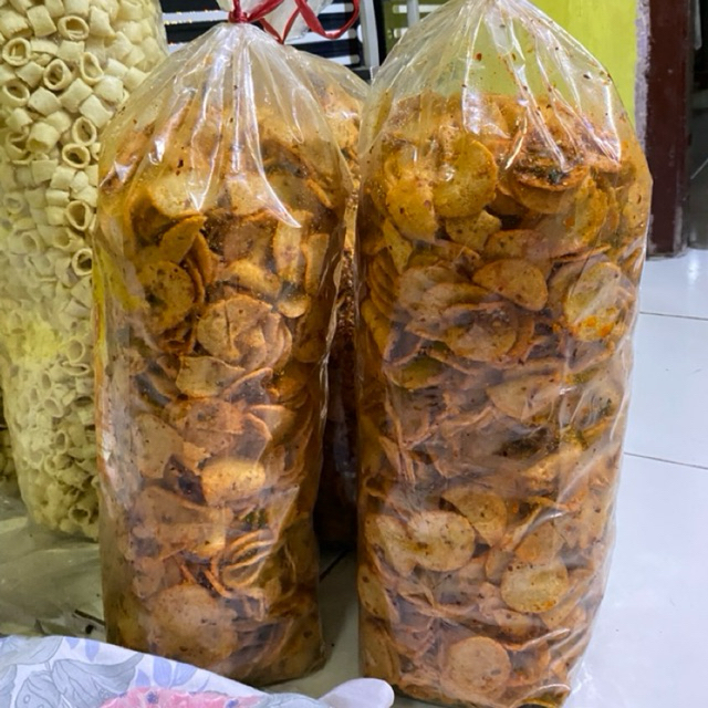 

Basreng Koin Pedas Daun Jeruk