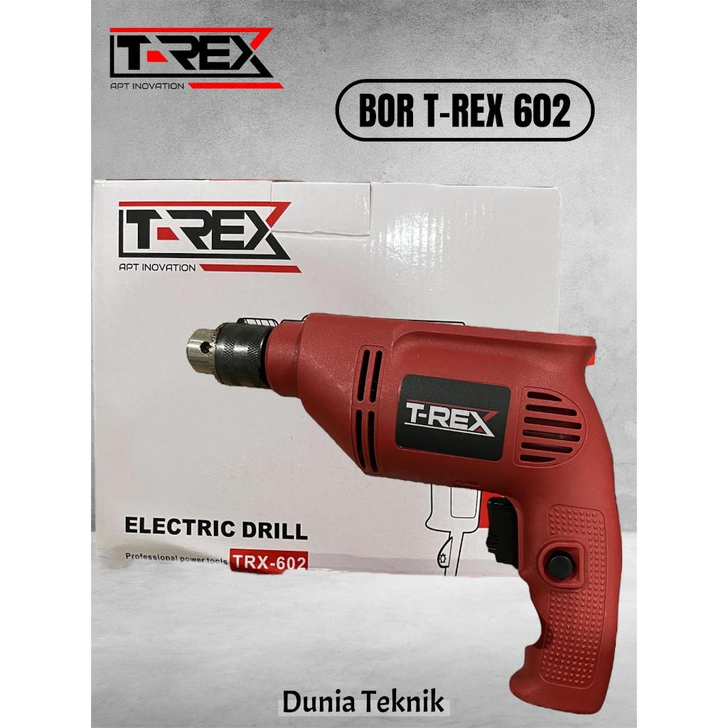 T-REX Mesin Bor Listrik Bolak Balik Skill 6MM Electric Drill / Bor Kayu Besi 10MM / Bor 10mm Bolak B