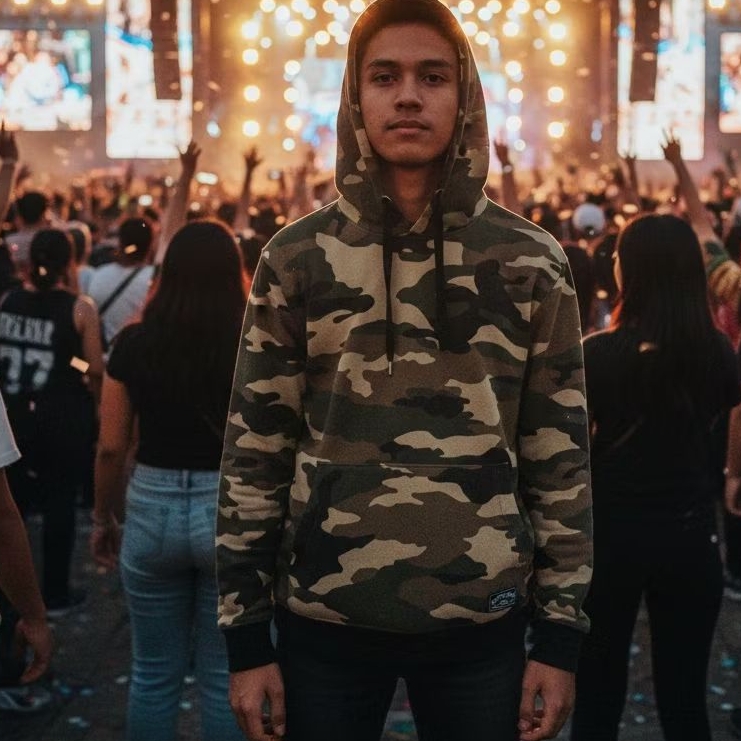 PRELOVED HOODIE MOUTLEY ARMY