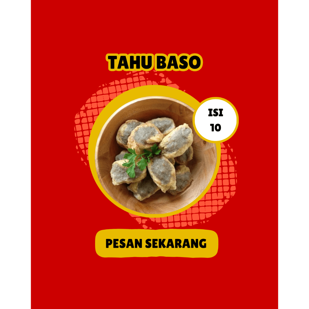 

10 Pcs Cemilan Tahu baso original pedas siap goreng/rebus gurih lembut enak nikmat
