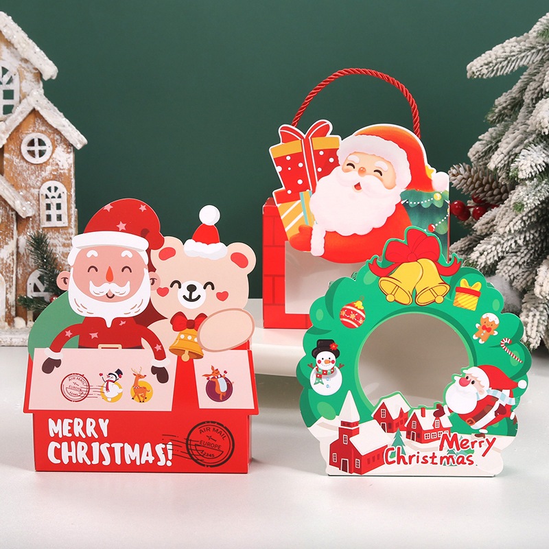 

Box Kotak Permen snack motif Natal Christmas / Box Natal Mini Motif Lucu Christmas Box Santa Kotak Serbaguna | SCE01