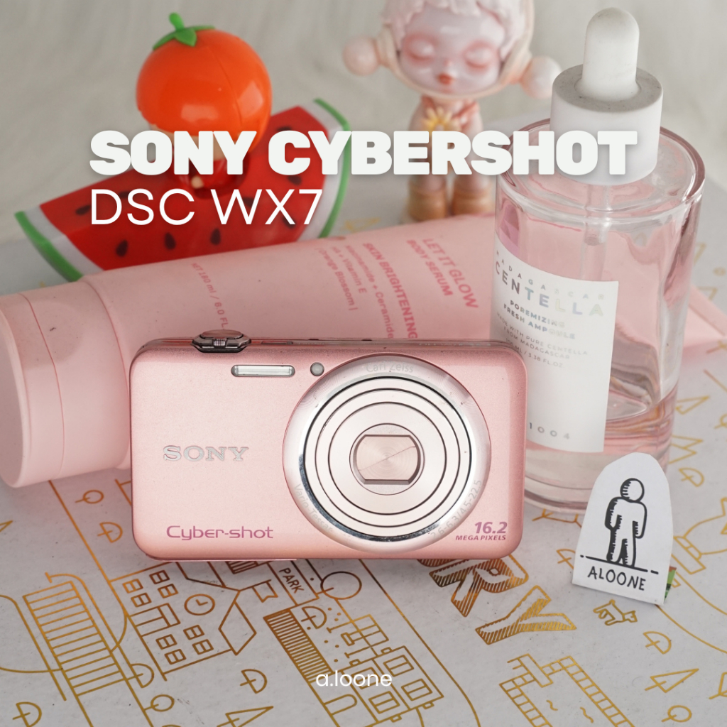 SONY CYBER-SHOT DSC-WX7 DIGICAM PINK — KAMERA POCKET PINK SONY