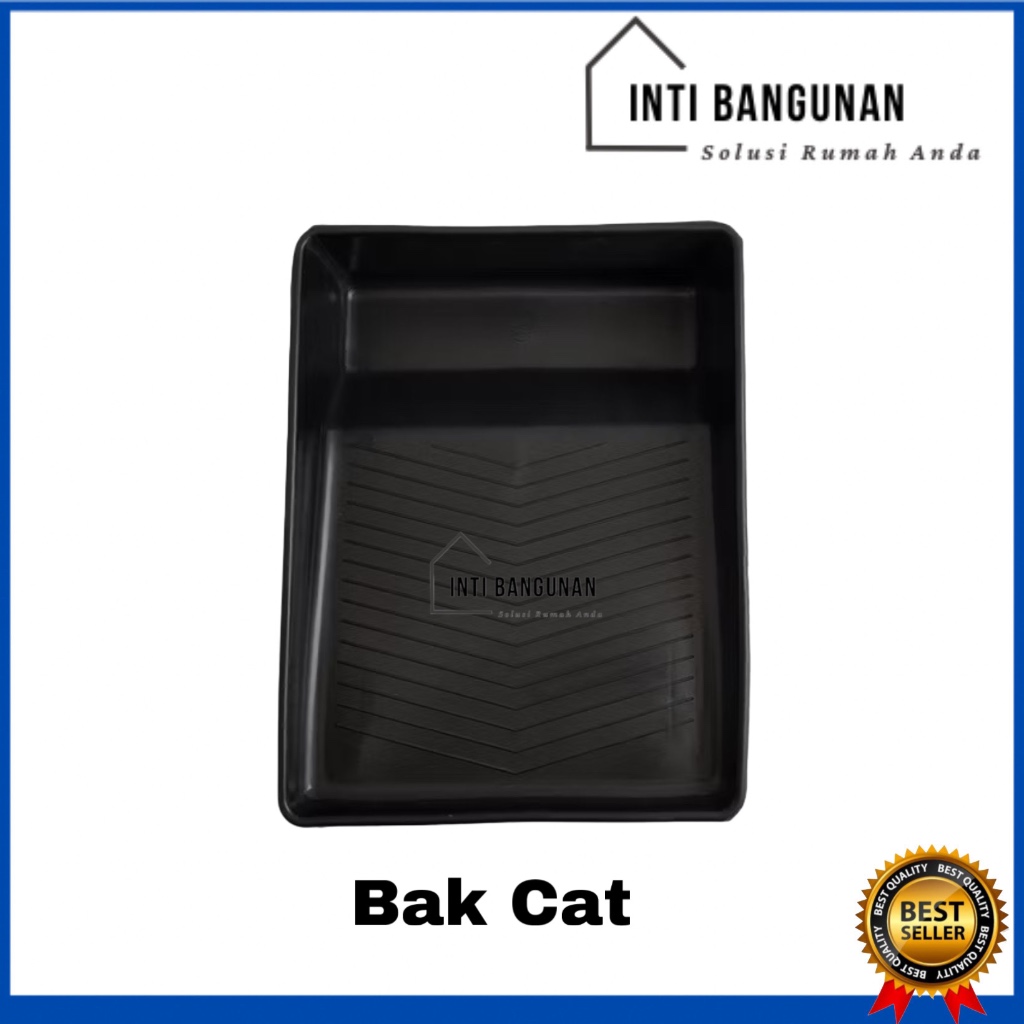 Bak Cat Tempat Roll Cat Kuas Tembok Plastik Hitam Besar