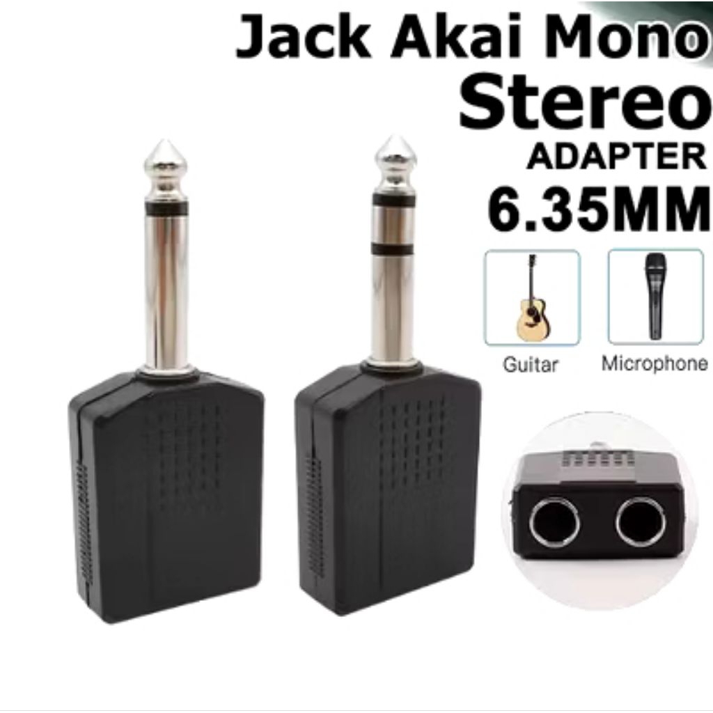 JACK T AKAI MONO 6.5mm JACK CABANG MIC