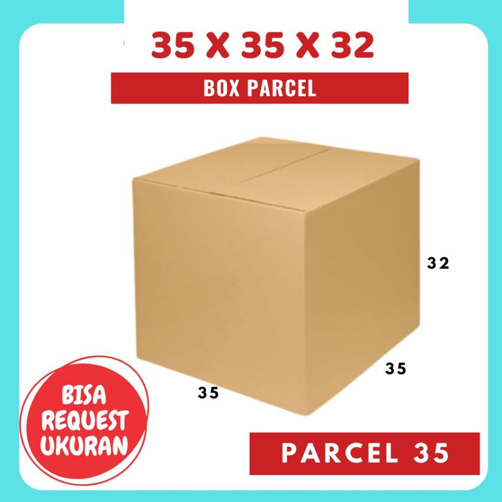 

Box Parcel 35x35x32 (Super Jumbo) Kardus Packing/Kardus Parcel/Box Lebaran/idul Fitri/Dus Paket Bingkisan/sembako/Dus hampers/eid mubarak/Polos/Motif