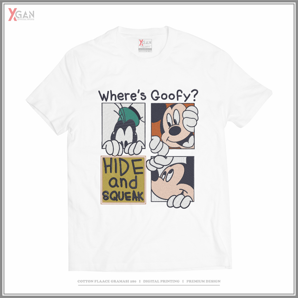 XGAN Series DUCK Baju DTF RASA BORDIR DK01X Kaos Anime katun 24s Jepang T-Shirt Anime Manga Premium