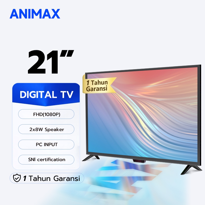 Animax TV Digital 21 Inch Full HD TV LED Televisi Murah