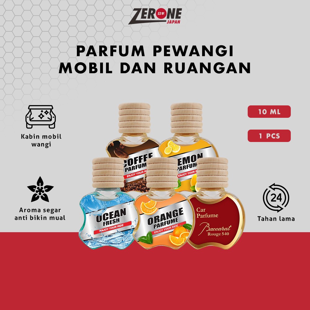 Zerone Japan Parfum Mobil Kaca Banyak Aroma / Parfum Mobil