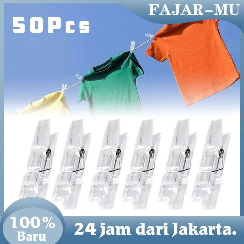 

50Pcs Penjepit Label / Klip Serbaguna Wonder Clip / Klip Penjepit Plastik / Penjepit Kain Jahitan