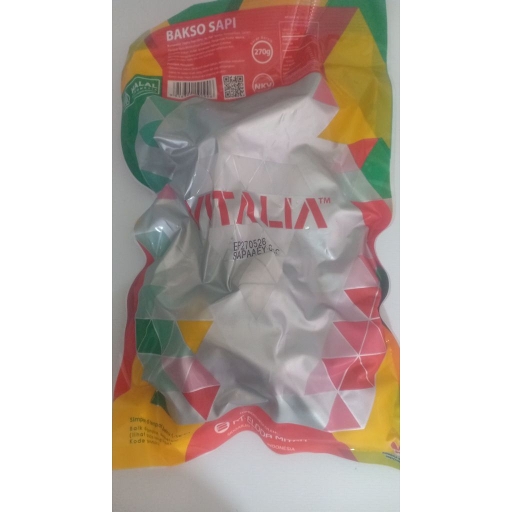 Vitalia bakso sapi 270 g