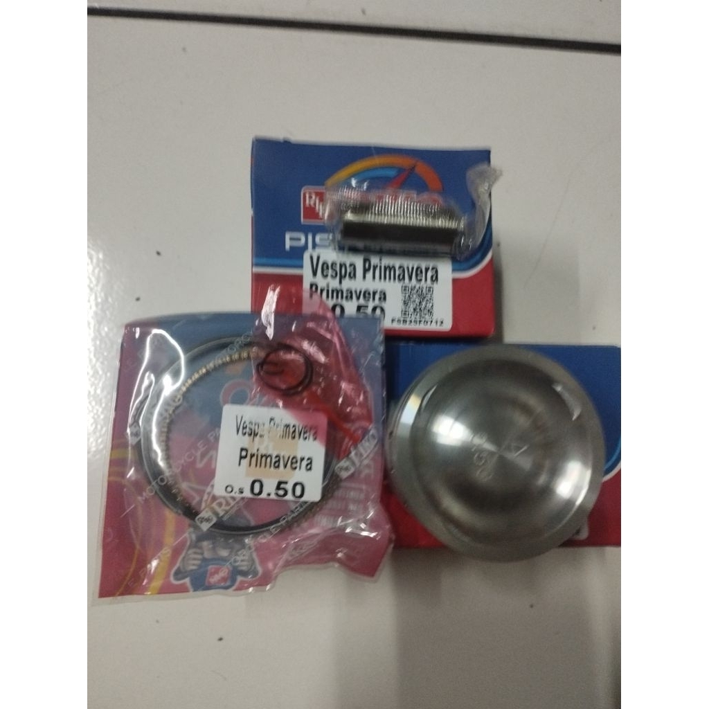 PISTON KIT SEHER RING SEHER VESPA MATIC VEPAS PRIMAVERA OS 50