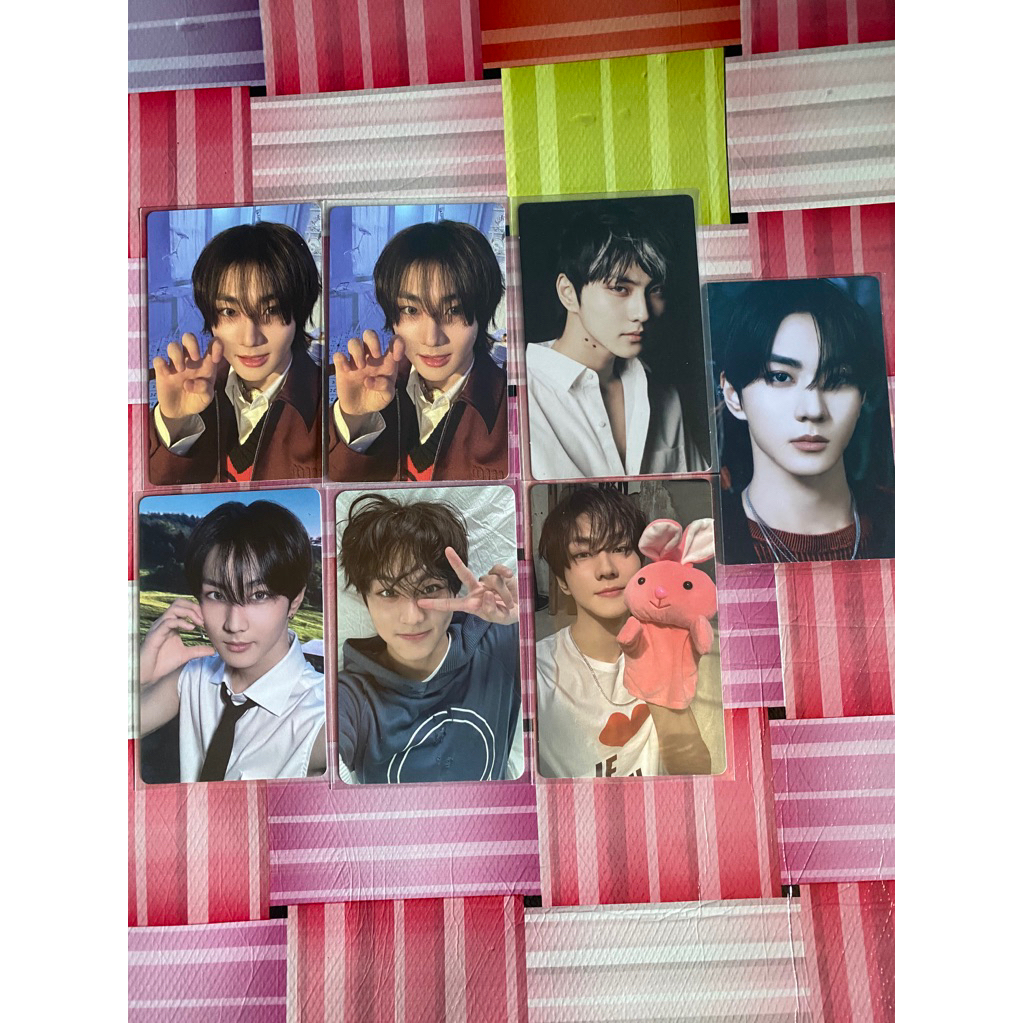 photocard official jungwon,jungwon maung,jw boboan,jw dasi,jw boneka