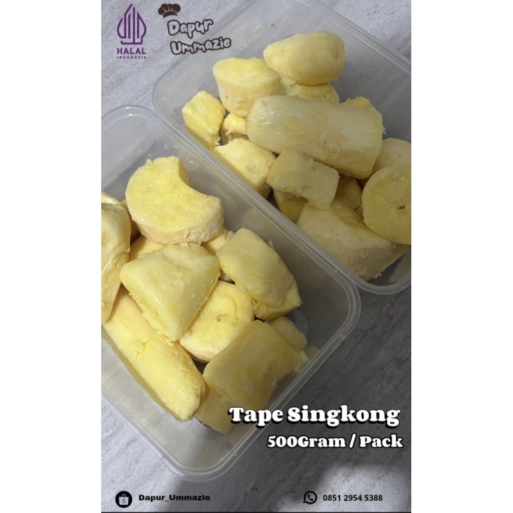 

TAPE PULUT// TAPE KETAN HITAM // TAPE SINGKONG HALAL HOMEMADE