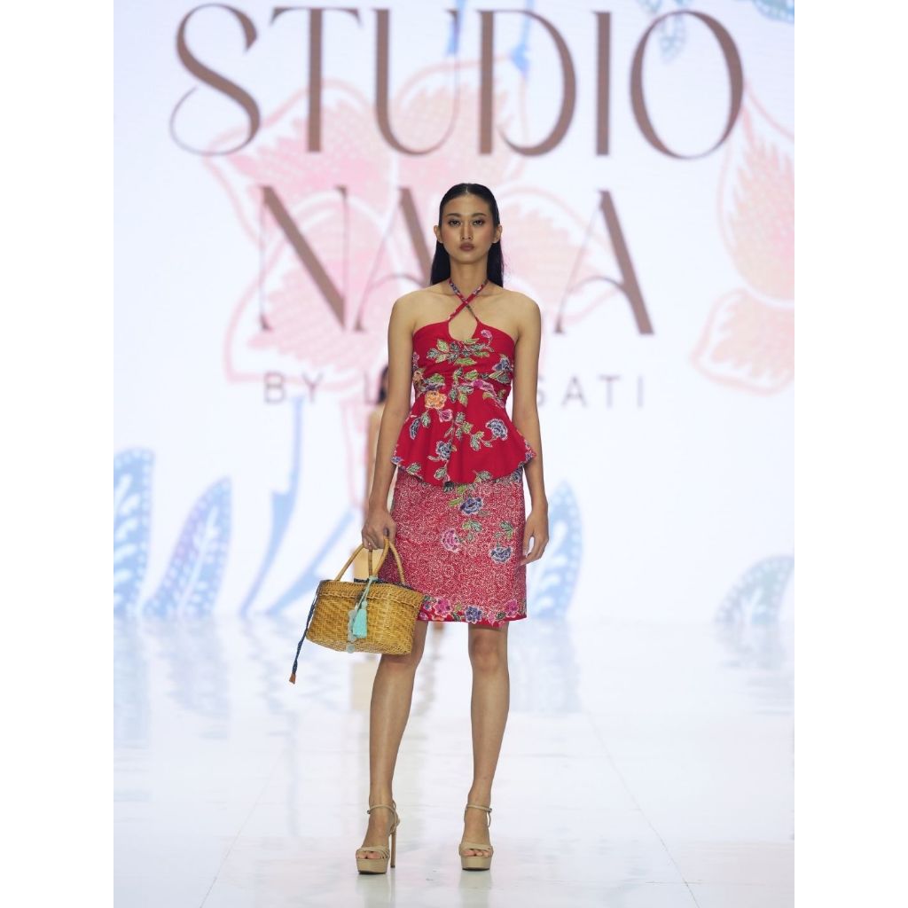 Amber Batik One Set Wanita - Setelan Baju Batik Cap Encim Modern Bahan Katun Premium