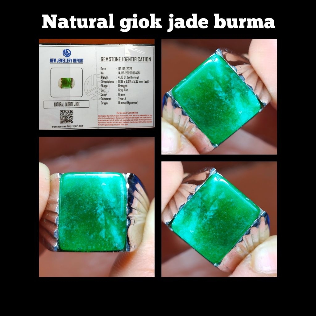 CINCIN BATU GIOK KOTAK BURMA
