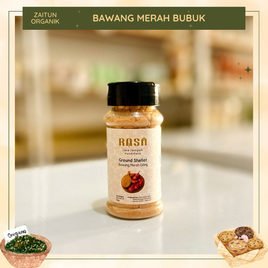 

Bawang merah bubuk | tanpa anti gumpal | Bawang merah giling | rasa rempah nusantara | Shallot | Bawang merah | ground shallot