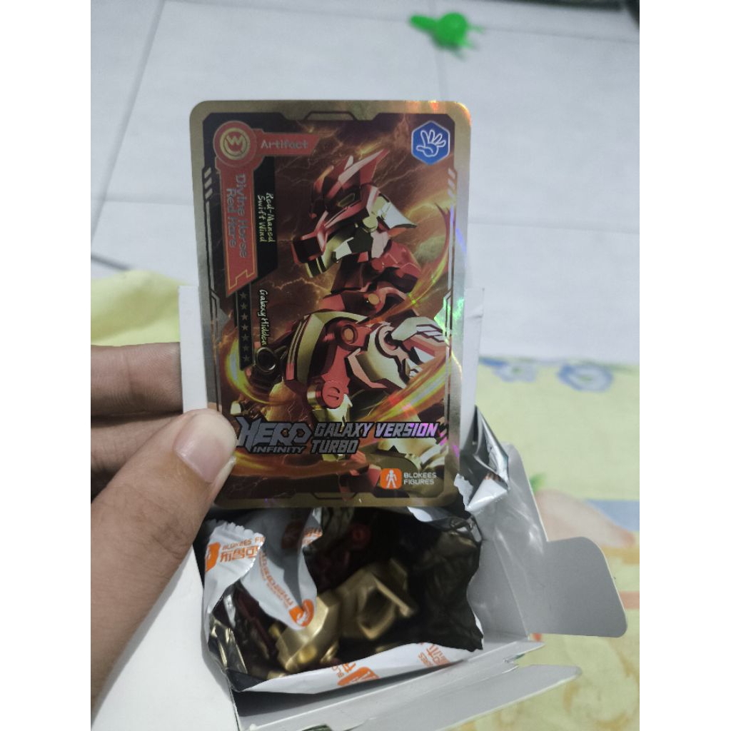 Blokees Galaxy Hidden Secret Divine Horse Red Hare Gvt03 Belum Rakit OFC