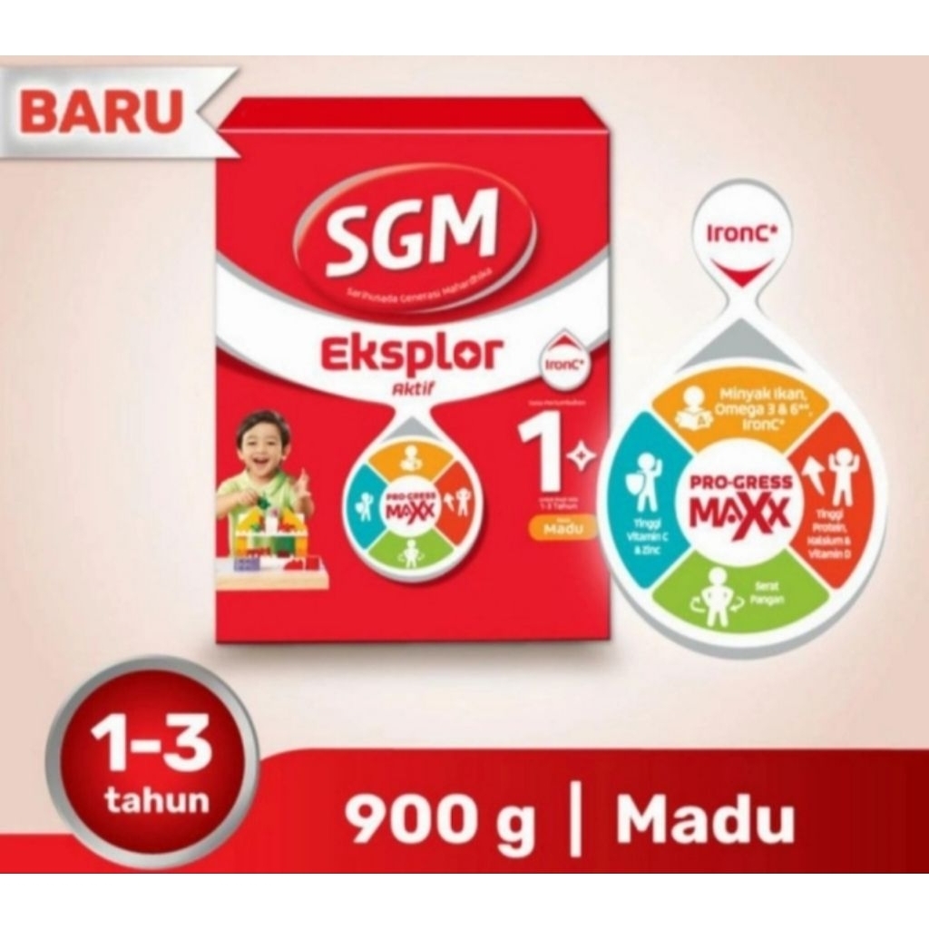 SGM 1+ Plus (Madu) Susu Formula 900 gram