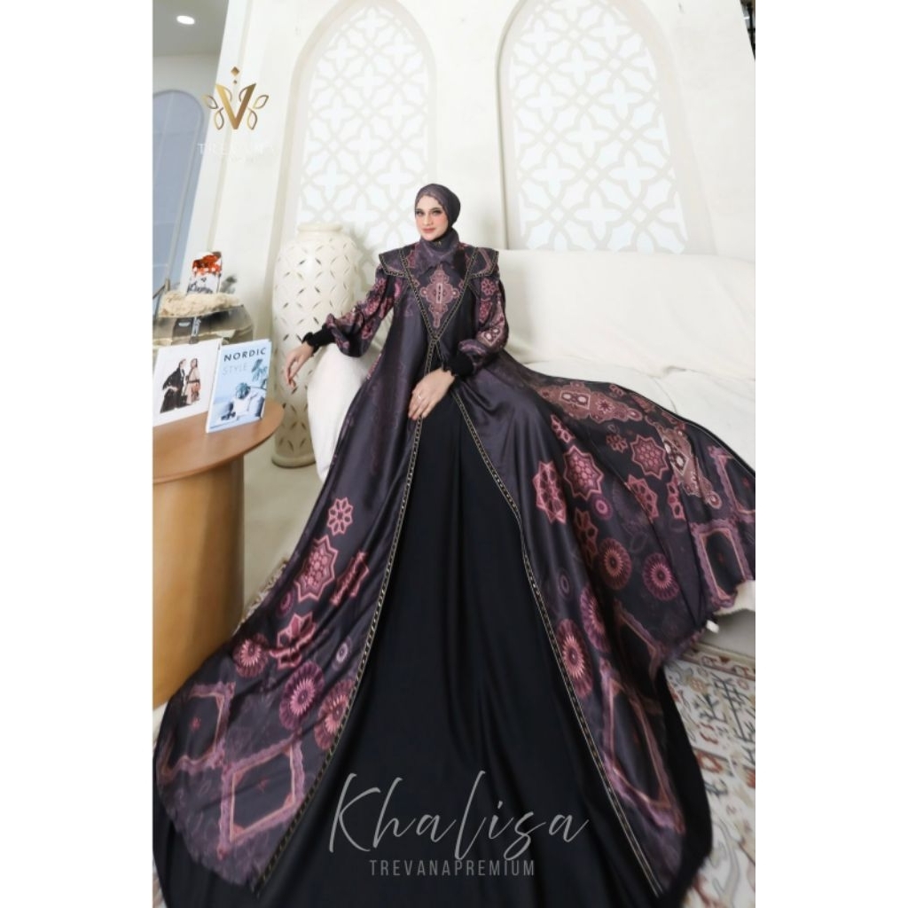 (COD) Gamis Khalisa Scarf by Trevana Collection bisa COD