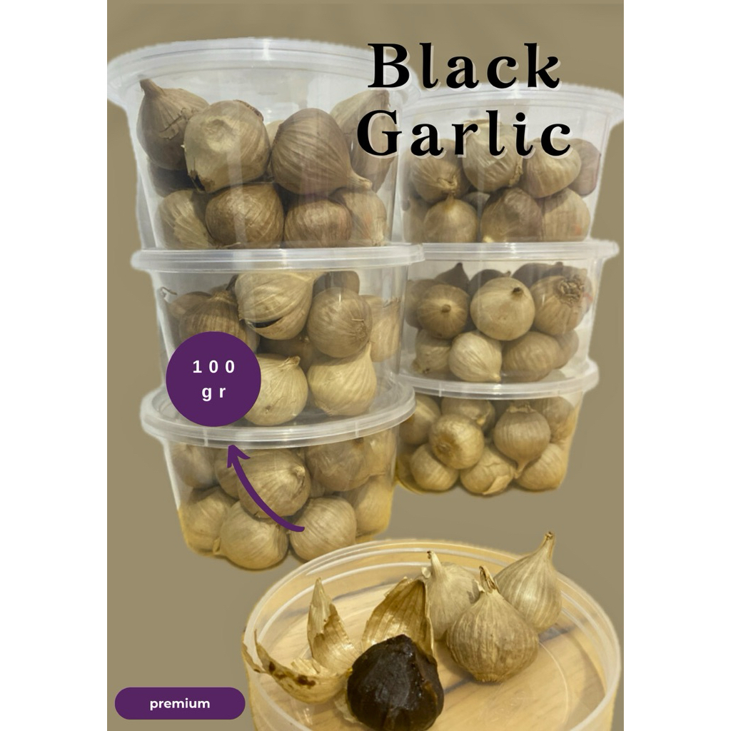 

BLACK GARLIC TUNGGAL 100gr PREMIUM