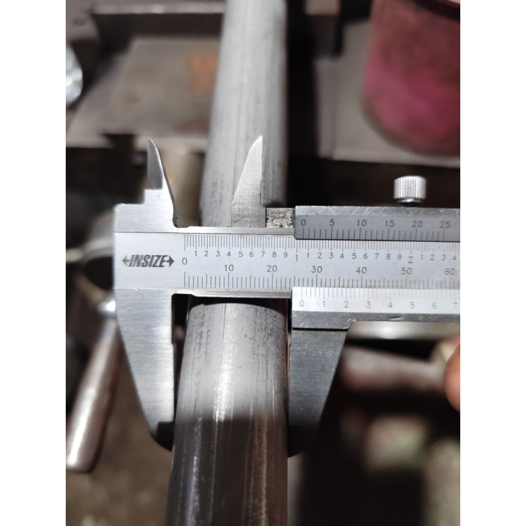 pipa stenlis Seamless 316 od 27mm tebel 2.5mm panjang 80cm