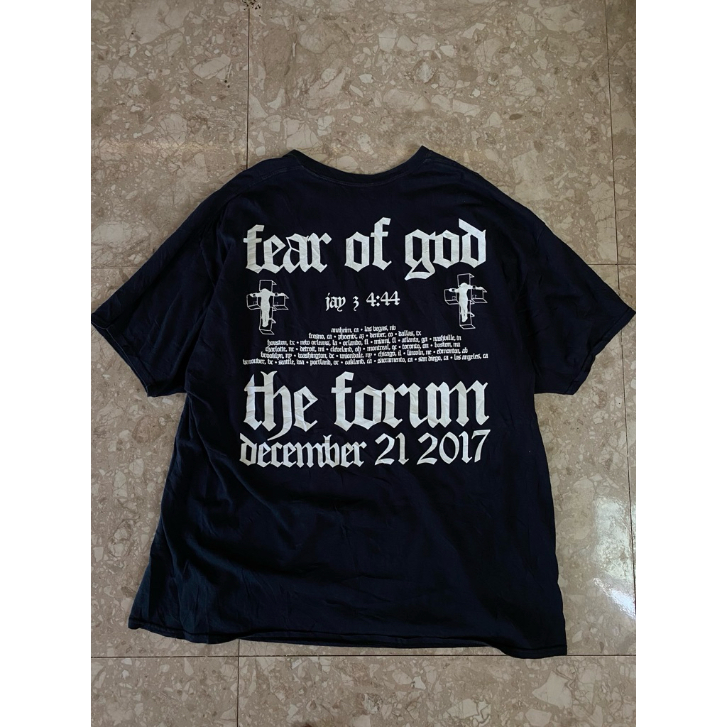 Fear of god jay z tee