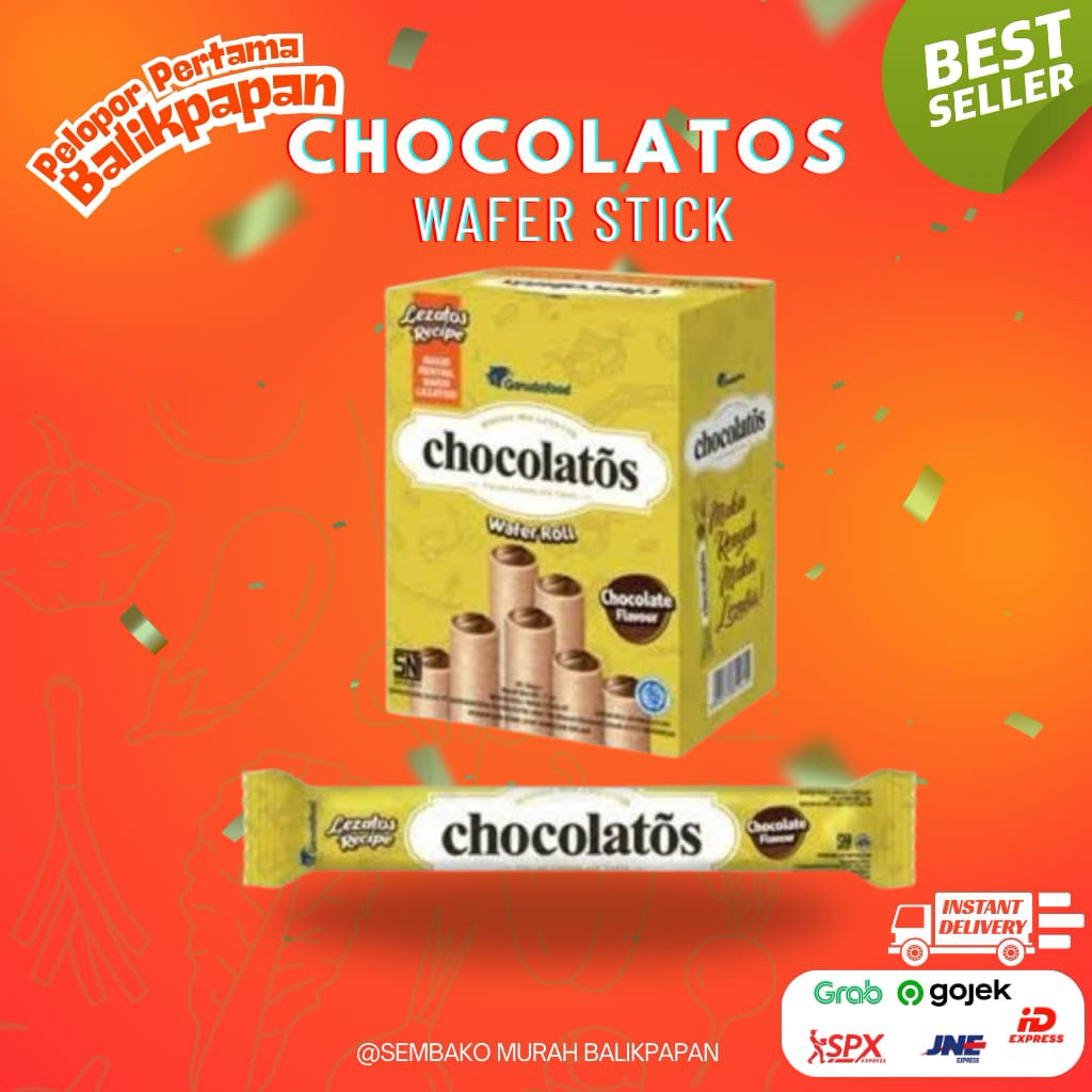 

Chocolatos Wafer Stick 8gr x 24