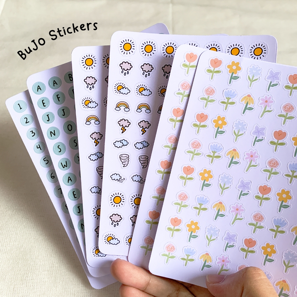 

Bujo Stickers - Stiker Jurnal Ukuran Kecil - Jabirah