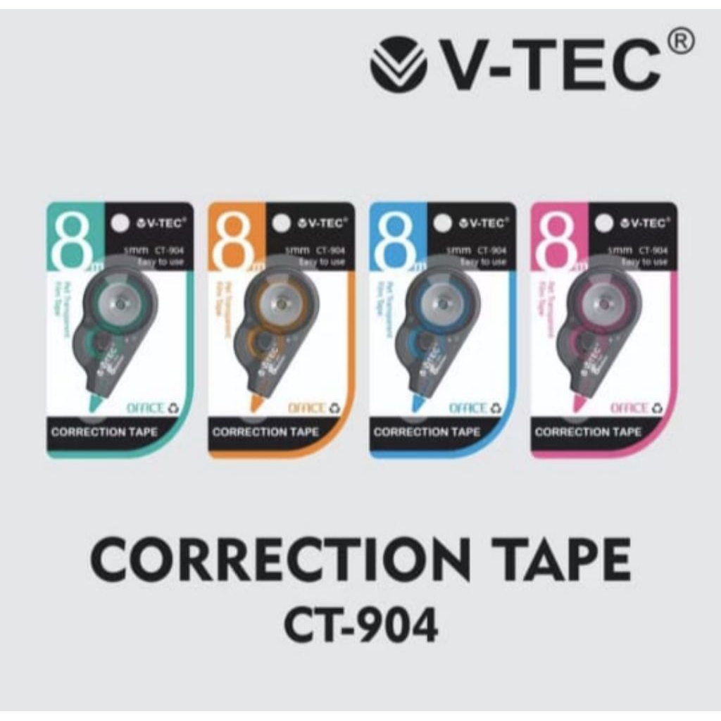 

V-TEC CORRECTION TAPE TYPE CT-904