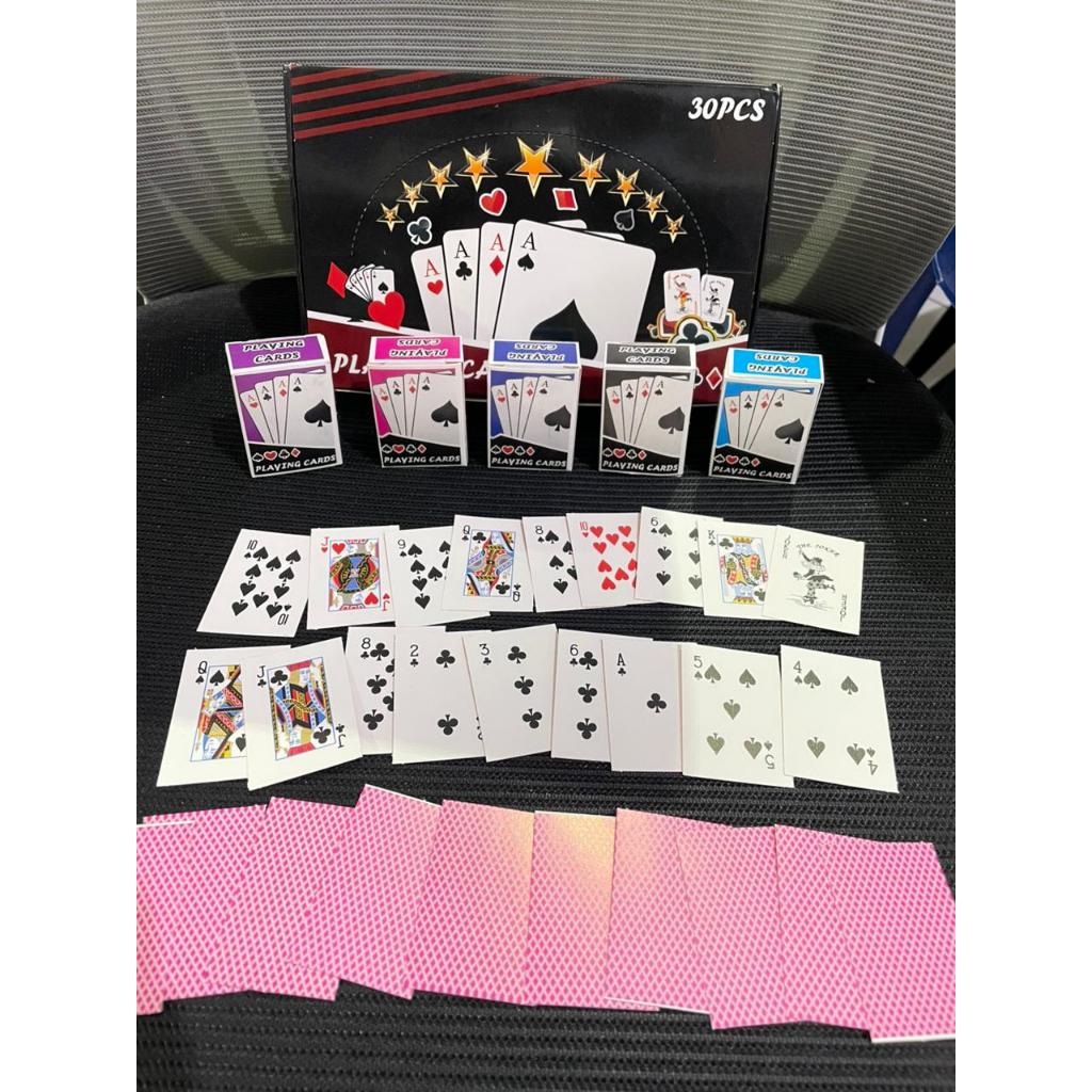 Mainan Kartu Poker Mini Remi 54 Lembar Karakter Anime Blind Box