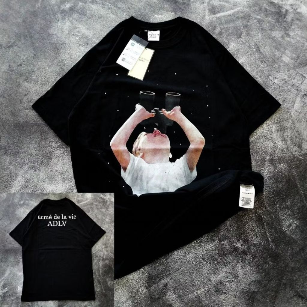 Baju kaos Distro Pria A*LV Lengan pendek Full Tags labble Premium packaging