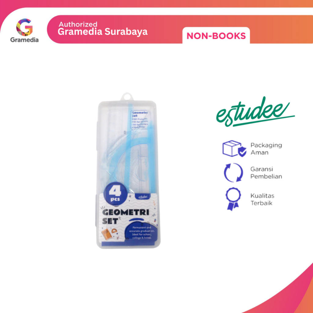 

Gramedia Surabaya - ESTUDEE GEOMETRIC SET BLUE ES-GR18093