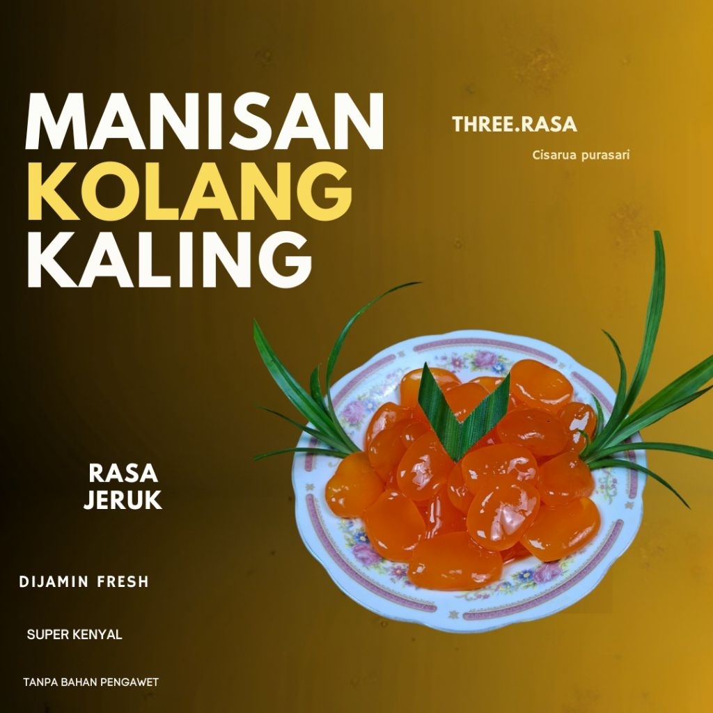 

MANISAN KOLANG KALING RASA JERUK BERAT 500GRAM