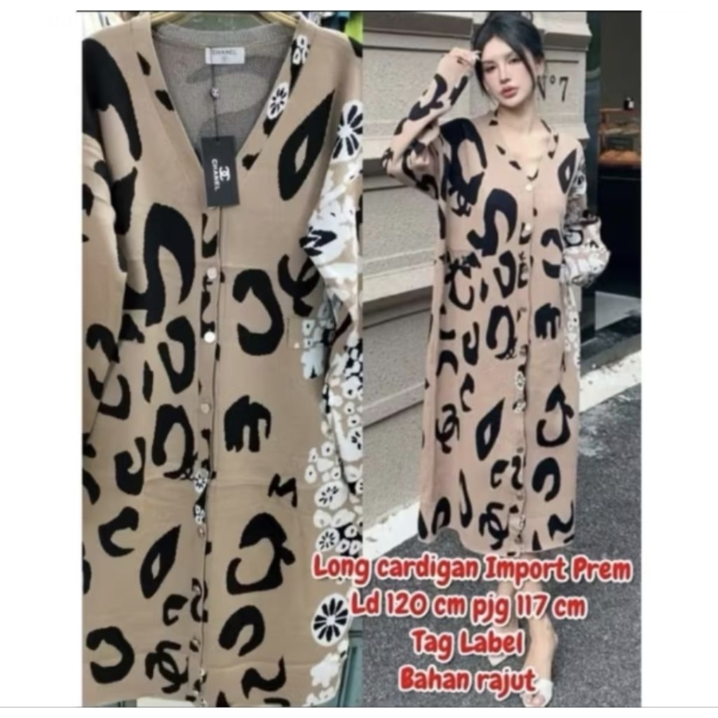 murah dress ch motif tag label