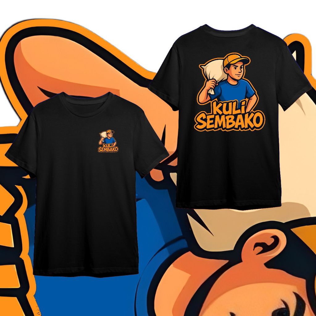 T-shirt Kuli Sembako Kaos Distro Unisex Kaos Pria
