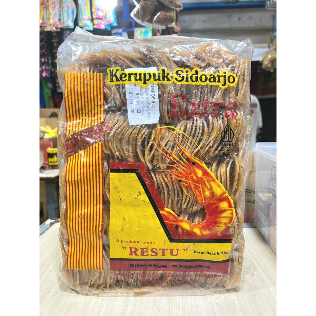 

Krupuk Udang Lebar Mentah Repack 500 gram / 1 Kg