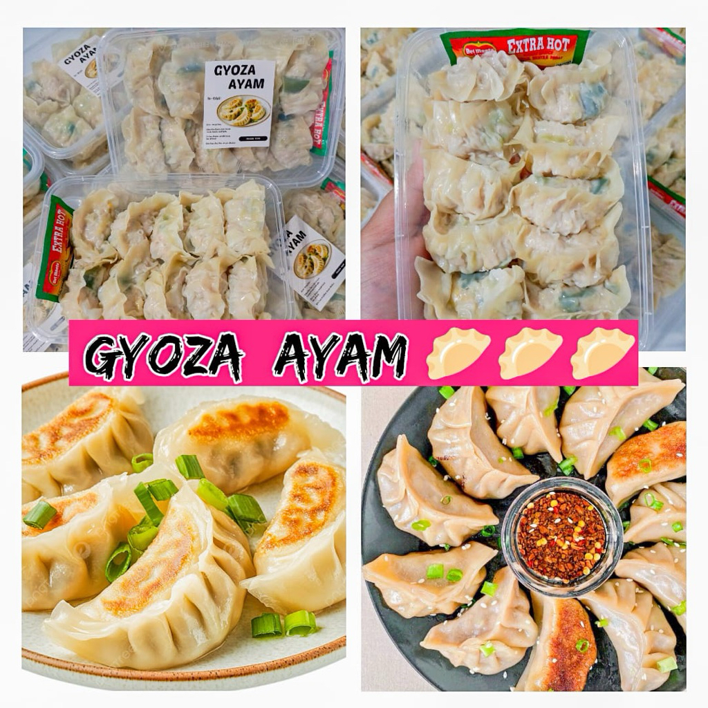 

DIMSUM GYOZA FROZEN DIMSUM AYAM KUKUS ISI 10 biji free caos