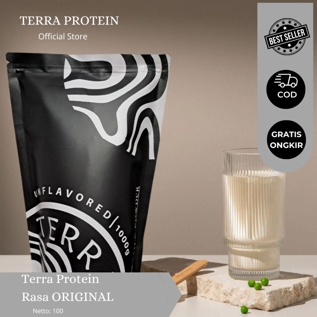 

Terra Protein - Susu Kedelai Bubuk 1000gr| Vegan Friendly,Gym Ready,Cocok Untuk Diet & Bulking
