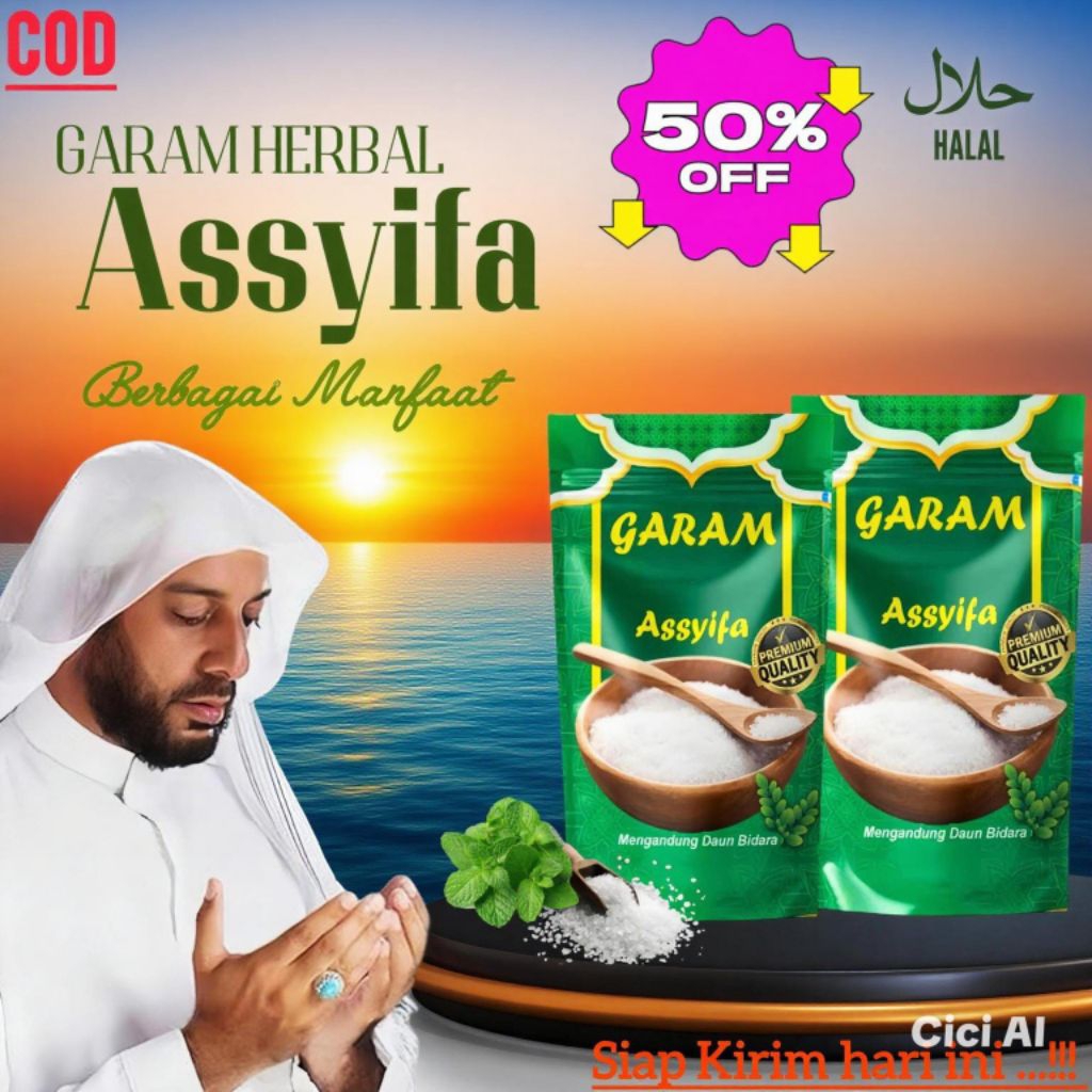 

Bath Salt | Garam Herbal Assyifa | 1kg (Bisa COD)