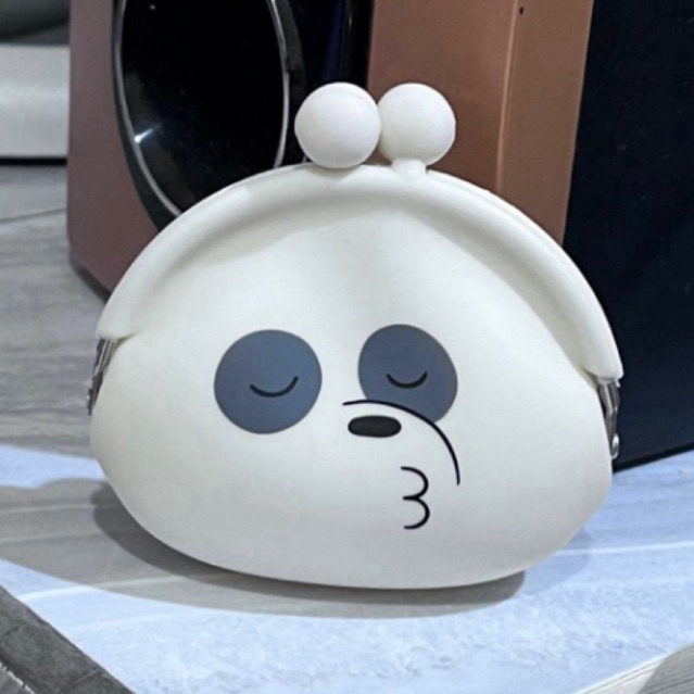 dompet we bare bears miniso wallet cartoon network ice bear pouch genggam wanita anak lucu cute