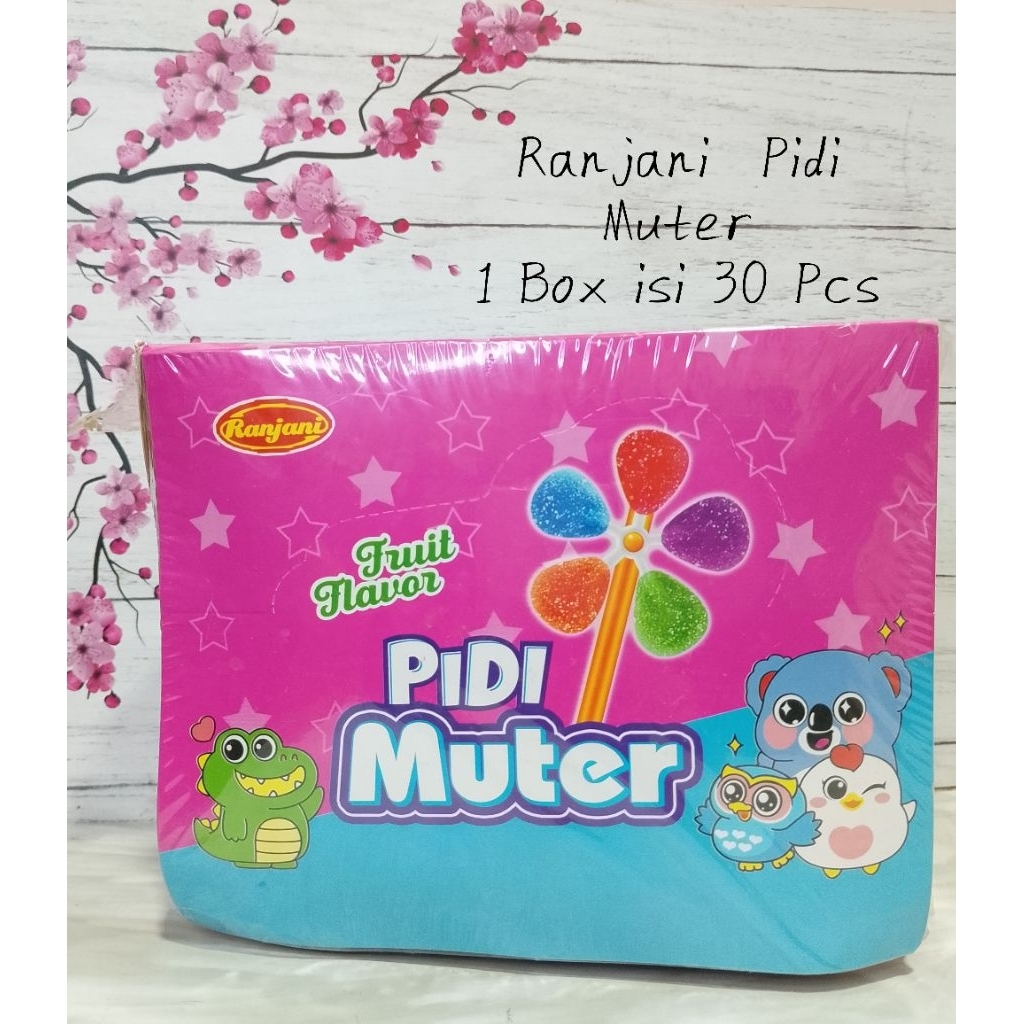 

Ranjani PIDI MUTER 1 Box isi 30 Pcs Rasa Buahan Exp Aman ( Harga Murah)