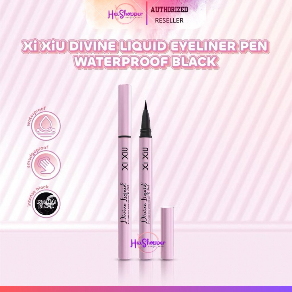 Xi XiU Divine Liquid Eyeliner Pen Waterproof Black 1ml | Xi Xiu Liquid Eyeliner Waterproof Tahan Lam
