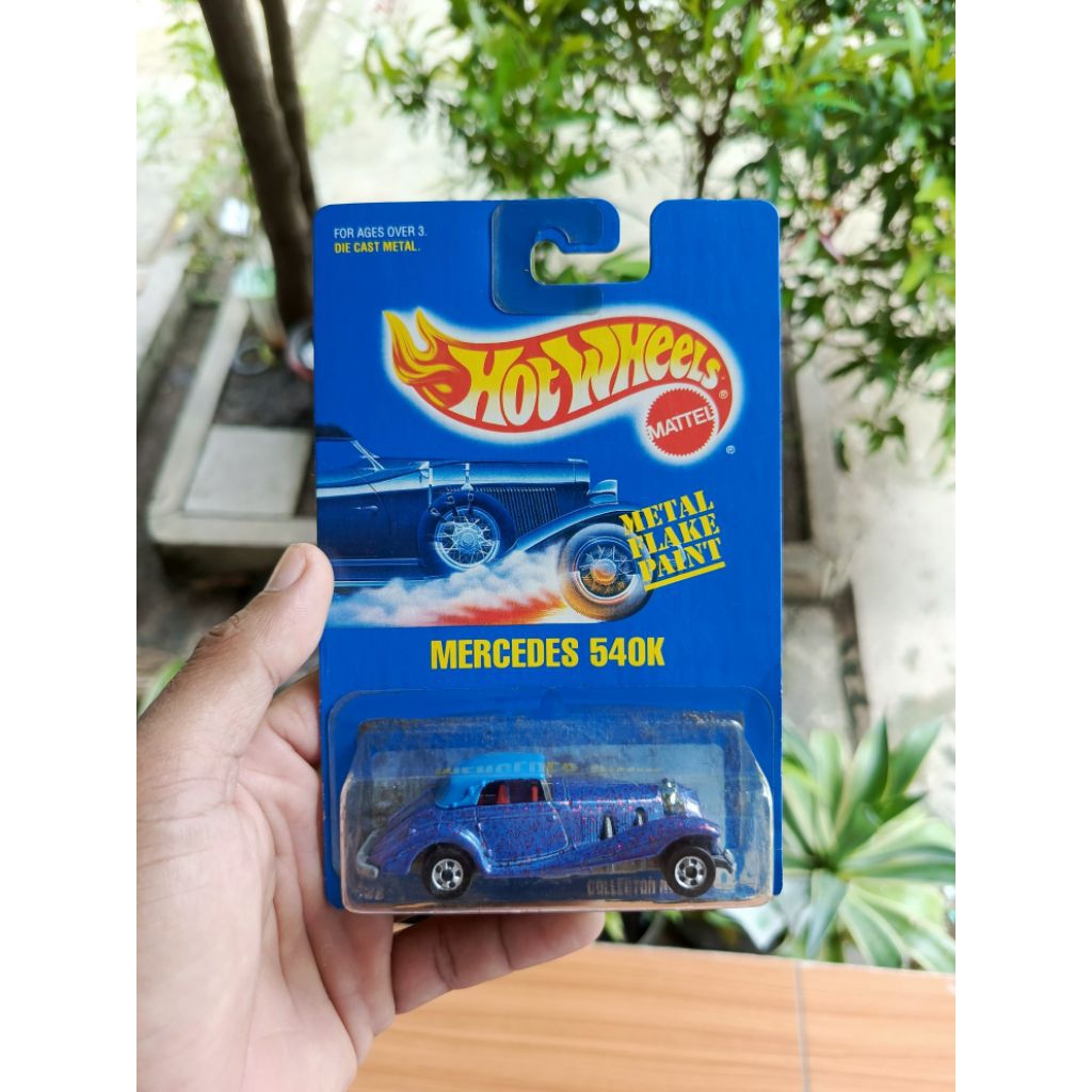 Hotwheels Mercedes 540k Black wall