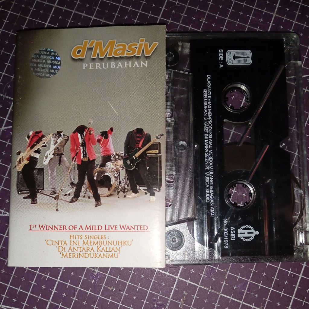 kaset pita dmasiv perubahan