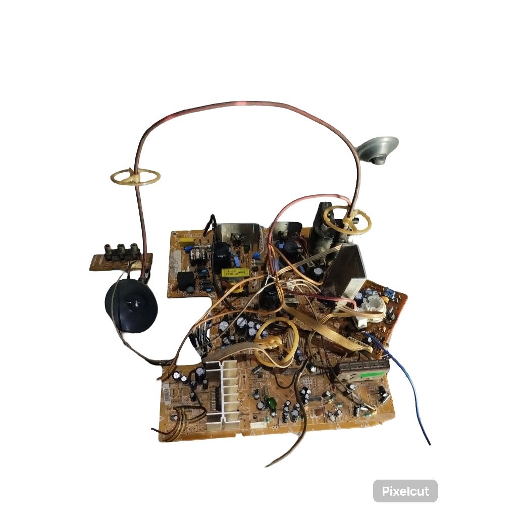 MESIN TV POLYTRON 21 INCH U SLIM COPOTAN BELUM DI UJI COBA/GEMBLING