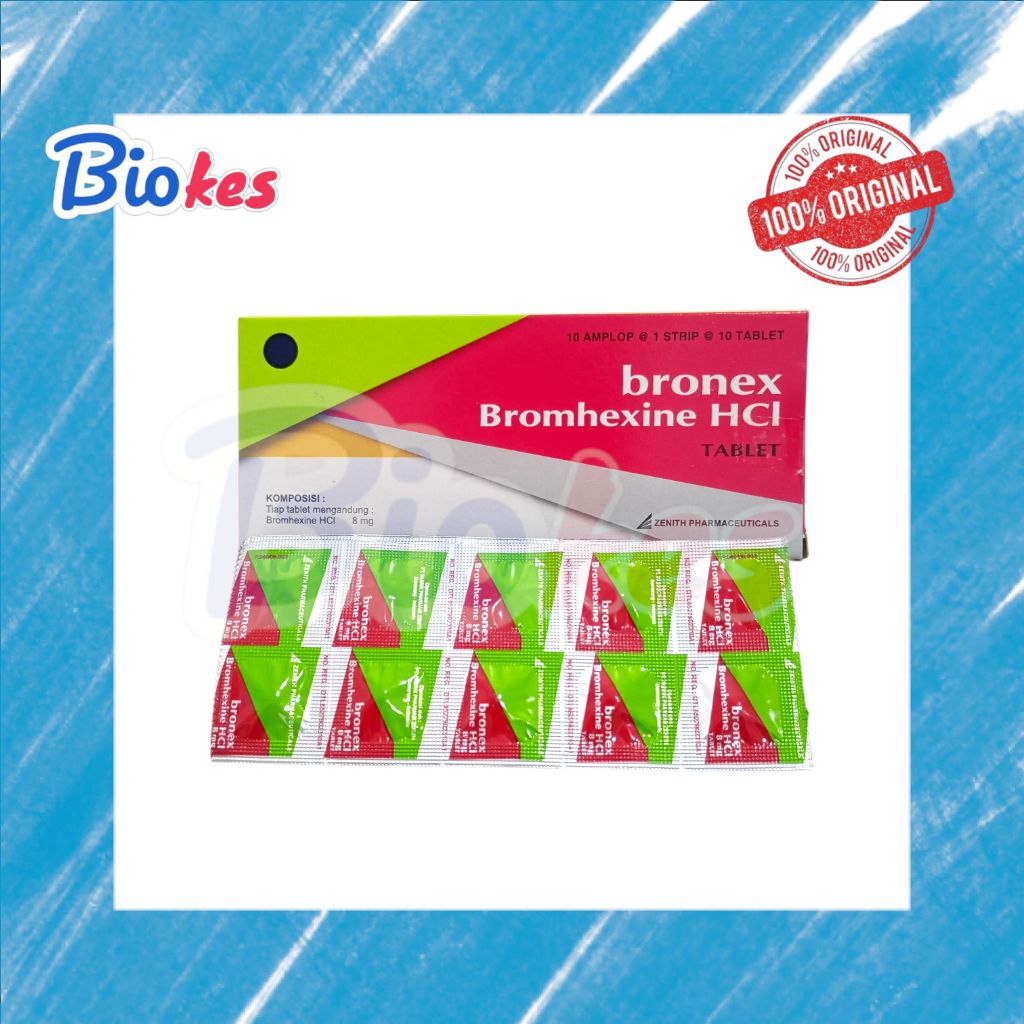 BRONEX TABLET obat batuk berdahak