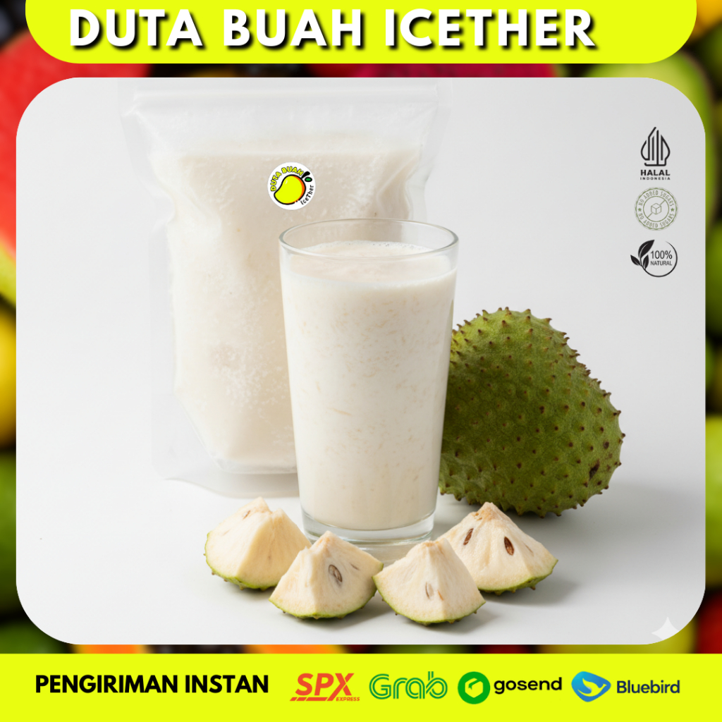 

Sirsak Kupas Frozen Fruit 1Kg – Buah Beku Segar Siap Konsumsi untuk Smoothie & Topping | Duta Buah Icether Bandung