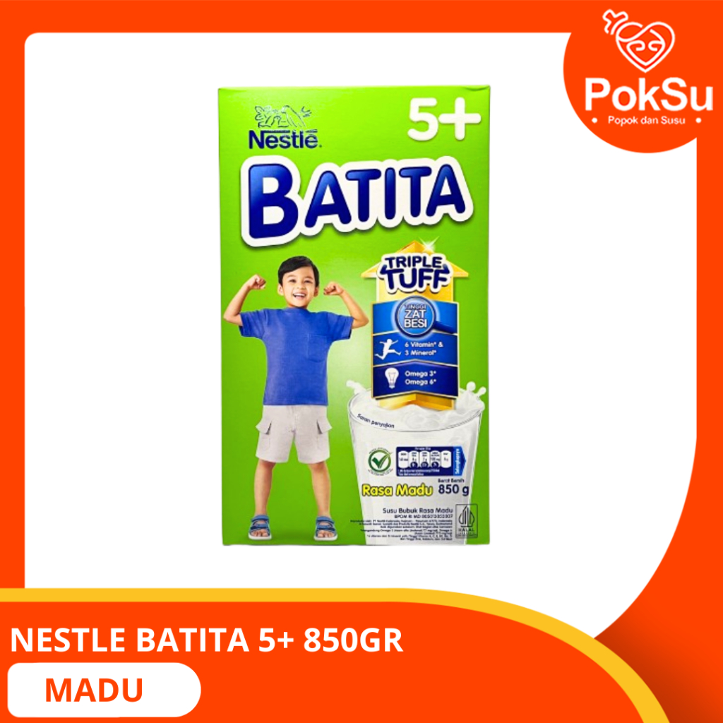 Nestle Batita 5+ Susu Pertumbuhan Rasa Madu 850gr